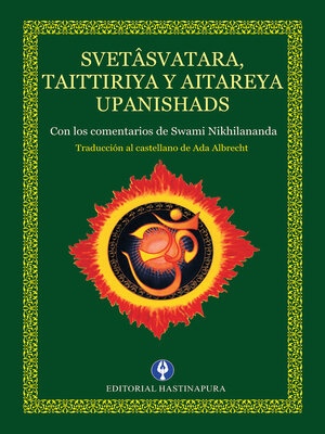 cover image of Svetâsvatara, Taittiriya y Aitareya Upanishads